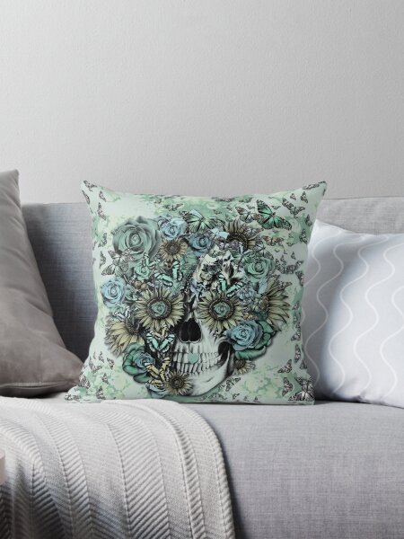 Item preview, Constant, sunflower skull designed and sold by KristyPatterson.