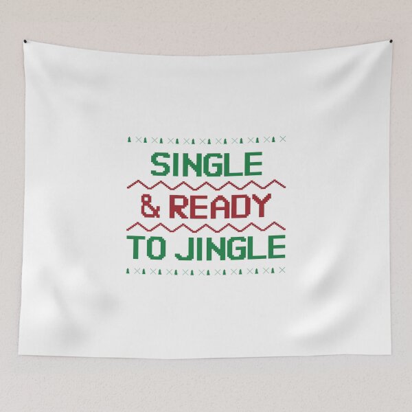 Item preview, Single And Ready To Jingle designed and sold by unikologo.