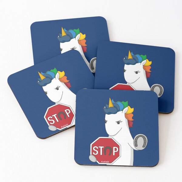 Item preview, Stop unicorn designed and sold by LaDaDi.