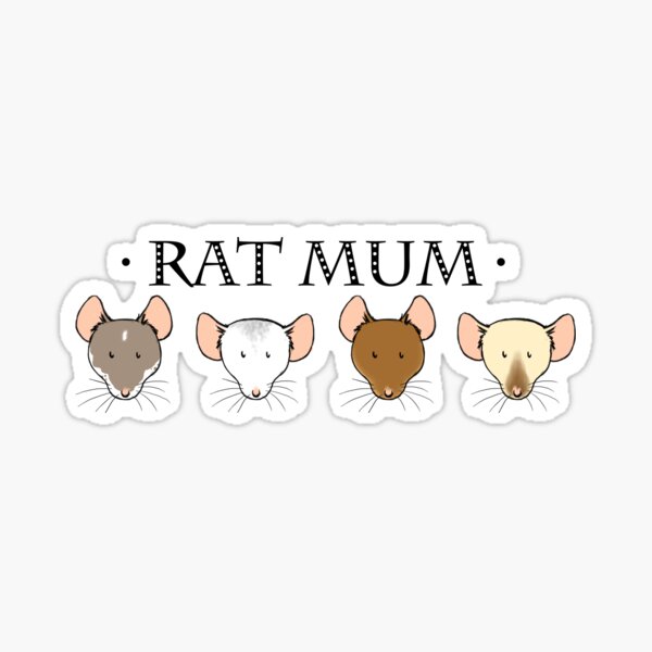 Rat Mum Sticker
