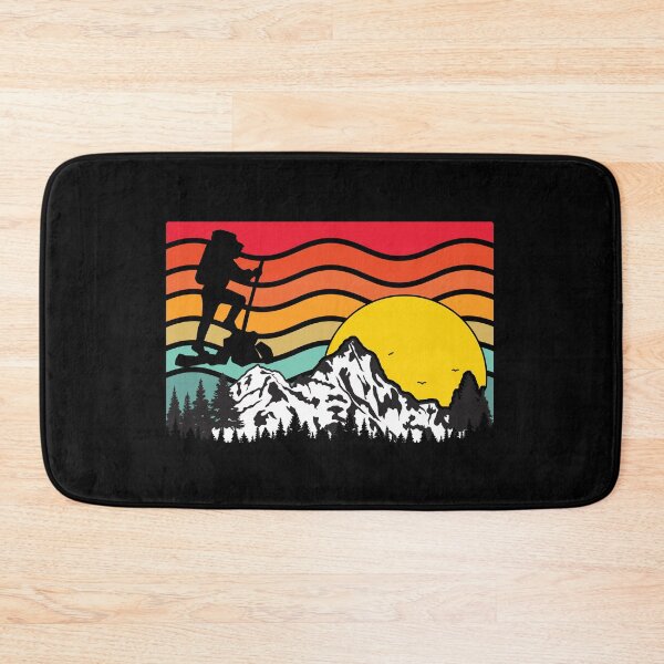 Item preview, Mountain Waves - Backpacker Hiker designed and sold by HeatherPore.