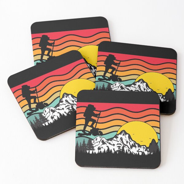 Item preview, Mountain Waves - Backpacker Hiker designed and sold by HeatherPore.