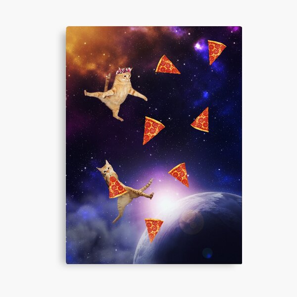 Item preview, Flying cats and pizza in space designed and sold by avit1.