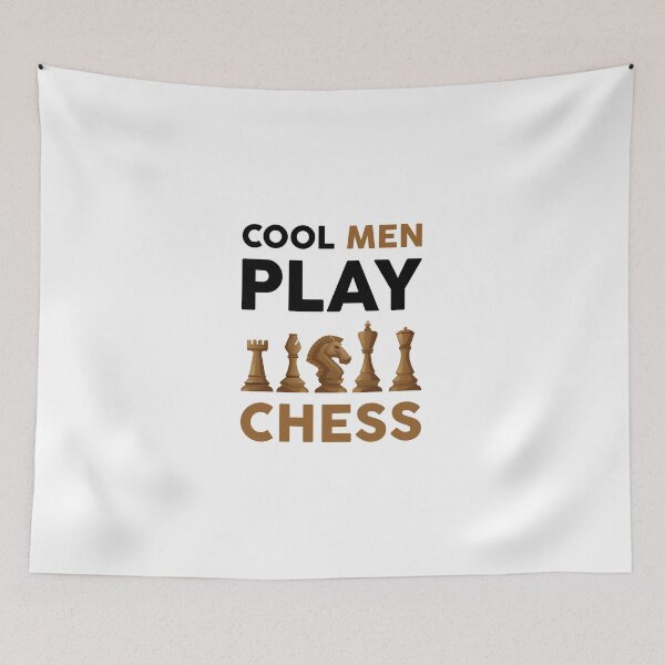 Item preview, Cool men play chess designed and sold by GoldenDov.