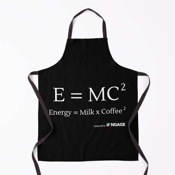 Item preview, E = MC 2 Funny Coffee Quote designed and sold by NGAGE "LIVE LIFE".