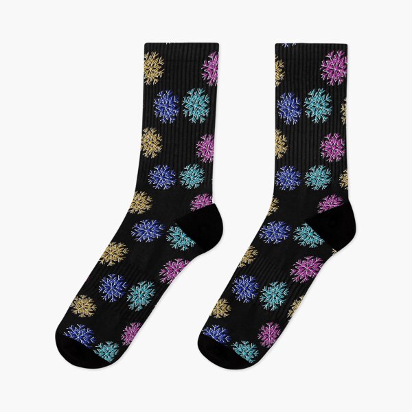 Item preview, Multicolored snowflakes in 3D style designed and sold by BV-creas.