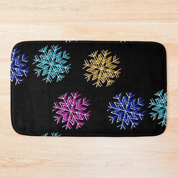 Item preview, Multicolored snowflakes in 3D style designed and sold by BV-creas.