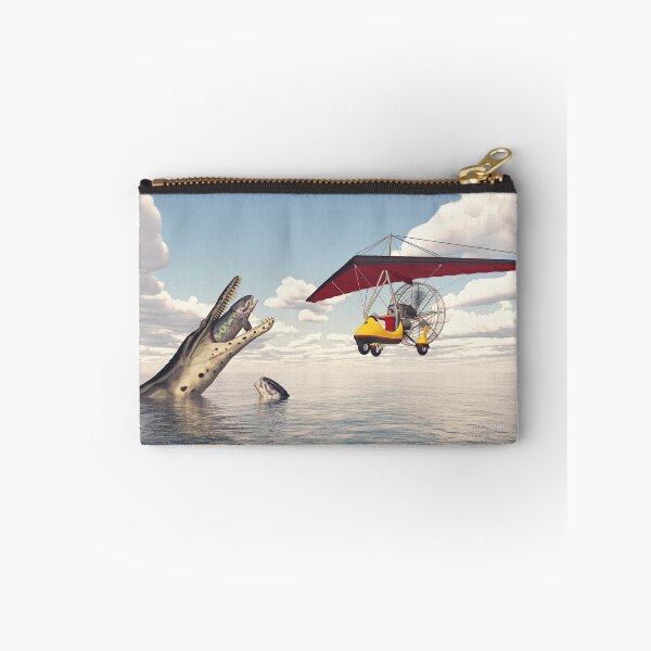 Item preview, Microlight over the sea with sea monsters designed and sold by MIRO3D.
