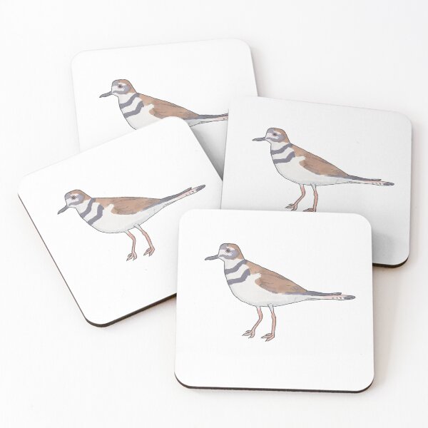 Item preview, Killdeer watercolor bird illustration designed and sold by TheWaterBirds.