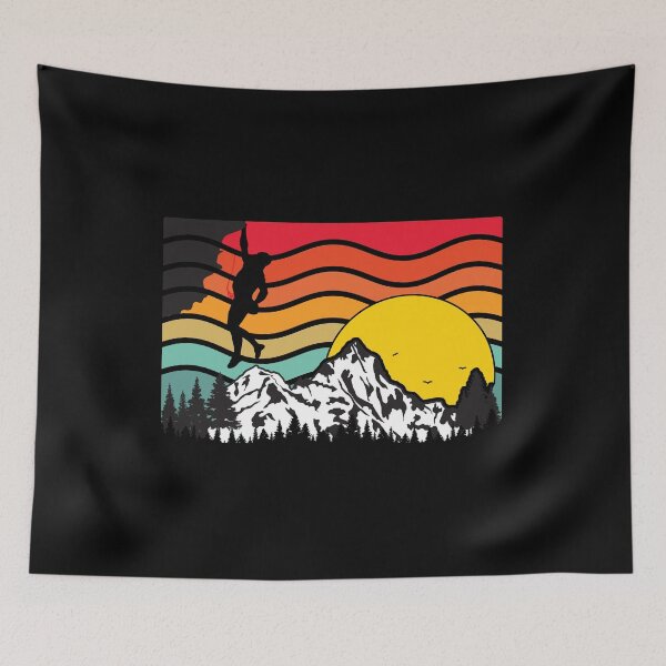 Item preview, Mountain Waves - Rock Climbing  designed and sold by HeatherPore.