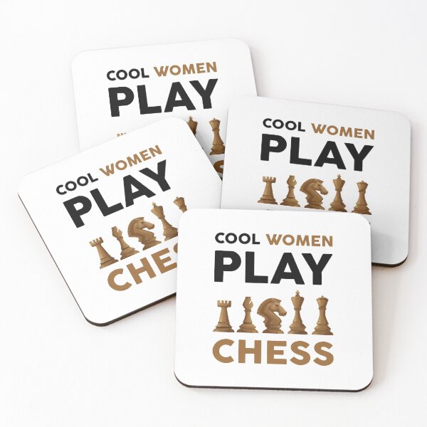 Item preview, Cool women play chess designed and sold by GoldenDov.