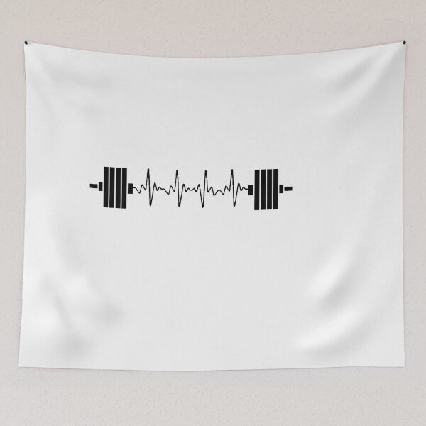 Item preview, Barbell heartbeating designed and sold by Supernaturall kaz.
