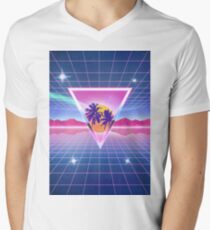 Elektrische Träume T-Shirt mit V-Ausschnitt für Männer