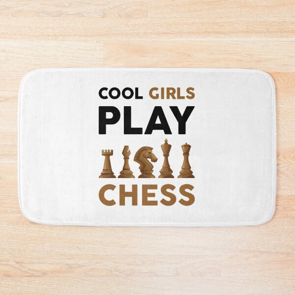 Item preview, Cool girls play chess designed and sold by GoldenDov.