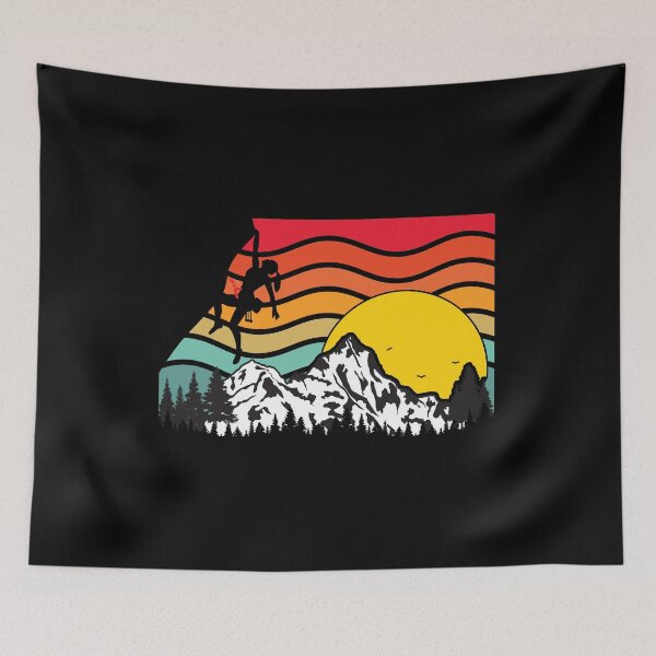 Item preview, Mountain Waves - Woman Rock Climbing  designed and sold by HeatherPore.
