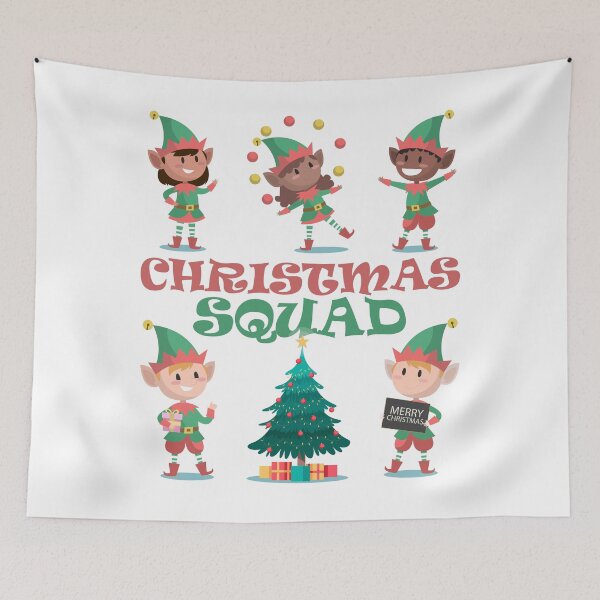 Item preview, Cute Elfs Christmas Squad designed and sold by reval-store.