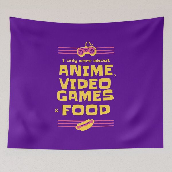 Item preview, I Only Care About Anime, Video Games & Food designed and sold by aliisik.