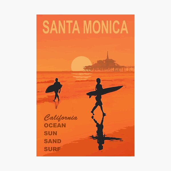 Santa Monica. Photographic Print