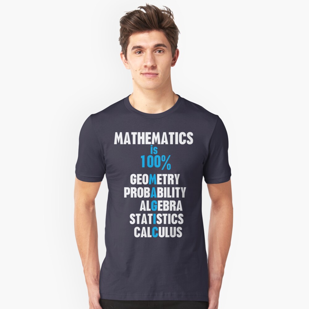 Mathematics Slim Fit T-Shirt