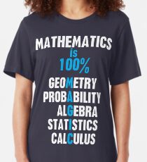 Mathematics Slim Fit T-Shirt
