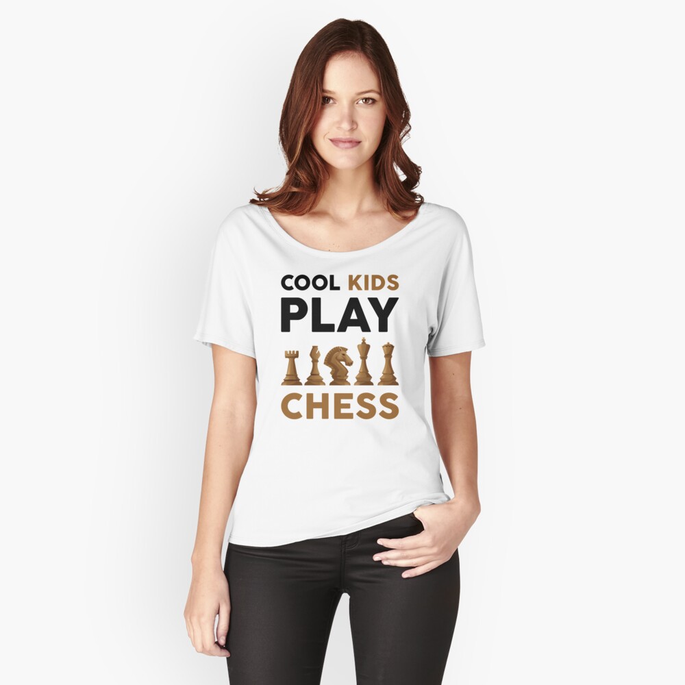  Chess Player - Cool Kids Play Chess T-Shirt : Clothing