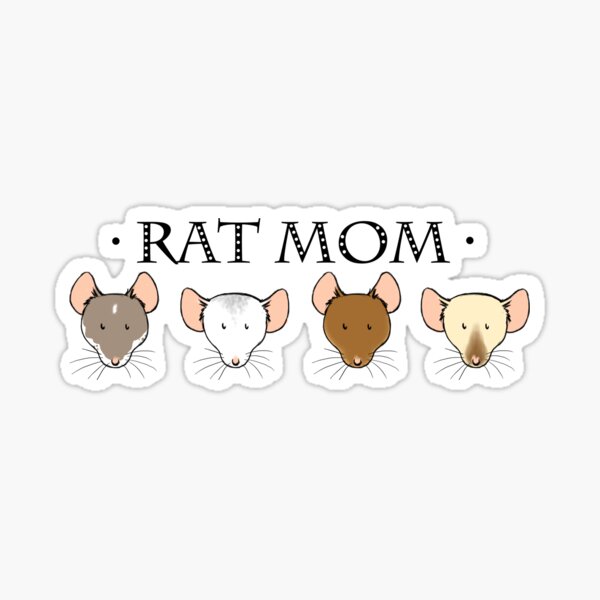Rat Mom Sticker