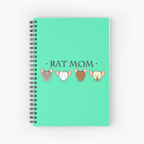 Rat Mom Spiral Notebook