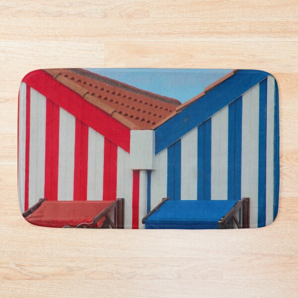Item preview, red and blue aveiro houses designed and sold by tintacarmesim.