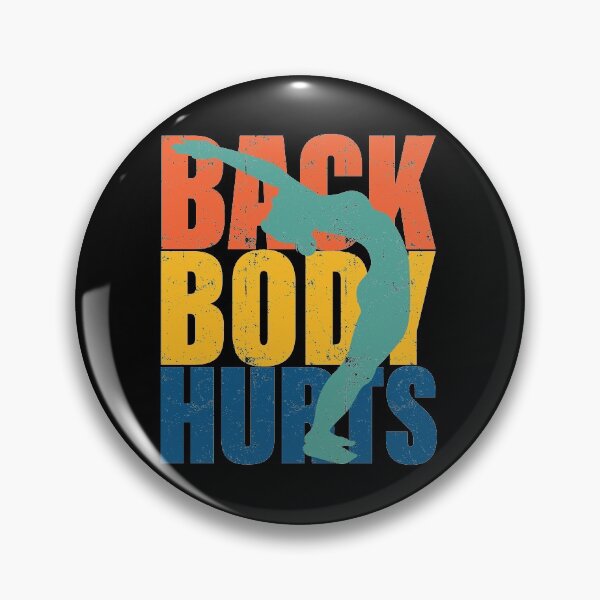 Item preview, Back Body Hurts | Aches Pain Healthy Gym designed and sold by GravitiTees.