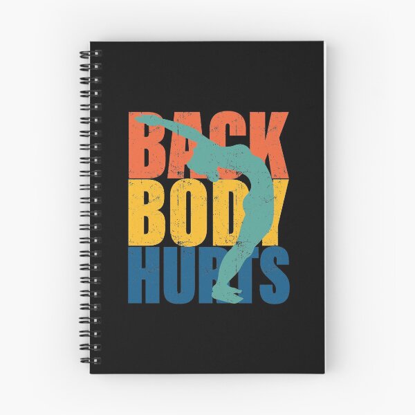 Item preview, Back Body Hurts | Aches Pain Healthy Gym designed and sold by GravitiTees.