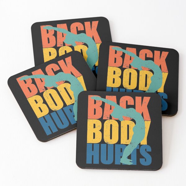 Item preview, Back Body Hurts | Aches Pain Healthy Gym designed and sold by GravitiTees.