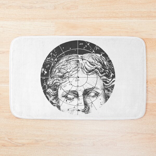 Item preview, Aphrodite statue face and starry sky designed and sold by CatMadePattern.