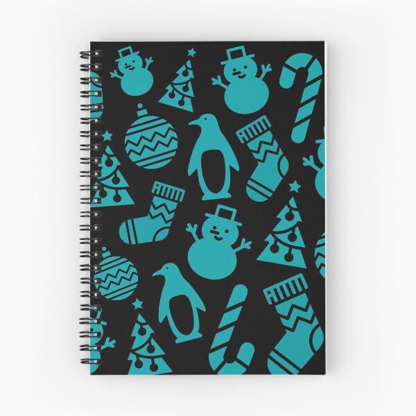 Item preview, Blue Christmas Pattern - Penguins and Snowmen designed and sold by AkinsDesign.
