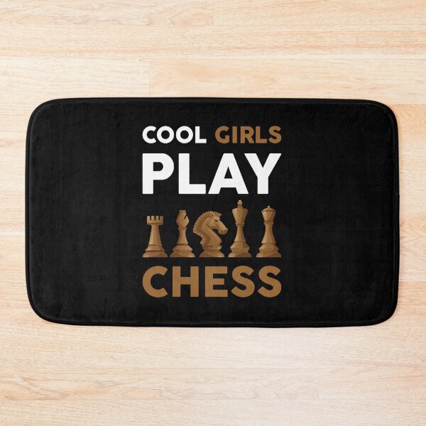 Item preview, Cool girls play chess designed and sold by GoldenDov.