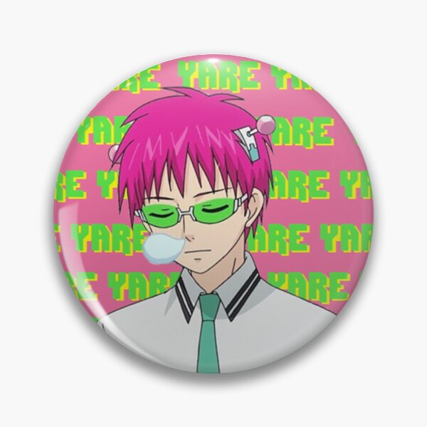 Item preview, Saiki K "Yare Yare" Sticker designed and sold by mooch-er.