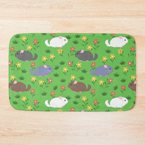 Item preview, Chinchilla and Flowers designed and sold by Lulupainting.