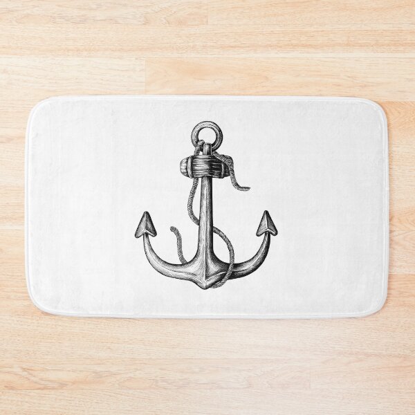 Item preview, Anchor hand drawn with pencil asthetic designed and sold by Rishabhthinks.