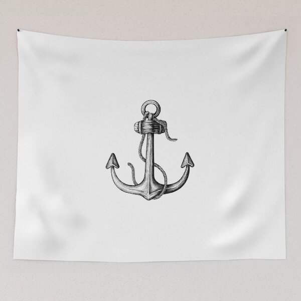 Item preview, Anchor hand drawn with pencil asthetic designed and sold by Rishabhthinks.
