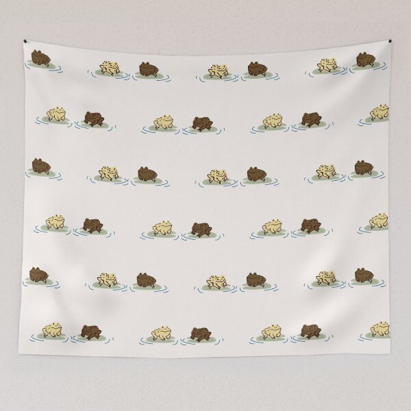 Item preview,  Cute frog on lily pad pattern. designed and sold by Limolida.