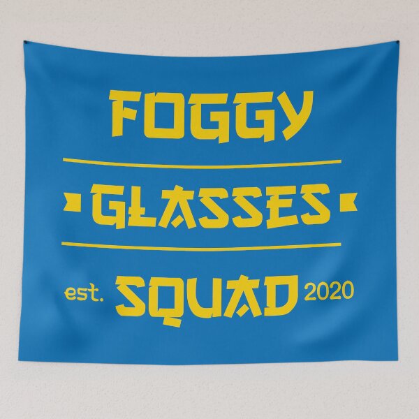Item preview, foggy glasses squad est. 2020, funny quote for glasses wearers designed and sold by yusufdehbi.
