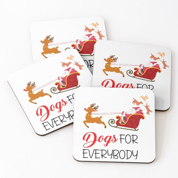 Item preview, DOGS FOR EVERYBODY Christmas Cute dog Lover Ugly Sweater T-Shirt designed and sold by GoldenDov.