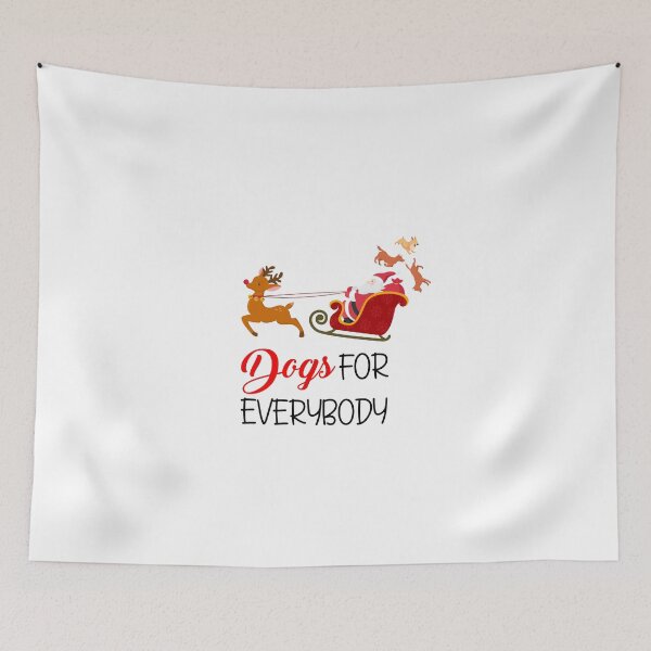 Item preview, DOGS FOR EVERYBODY Christmas Cute dog Lover Ugly Sweater T-Shirt designed and sold by GoldenDov.