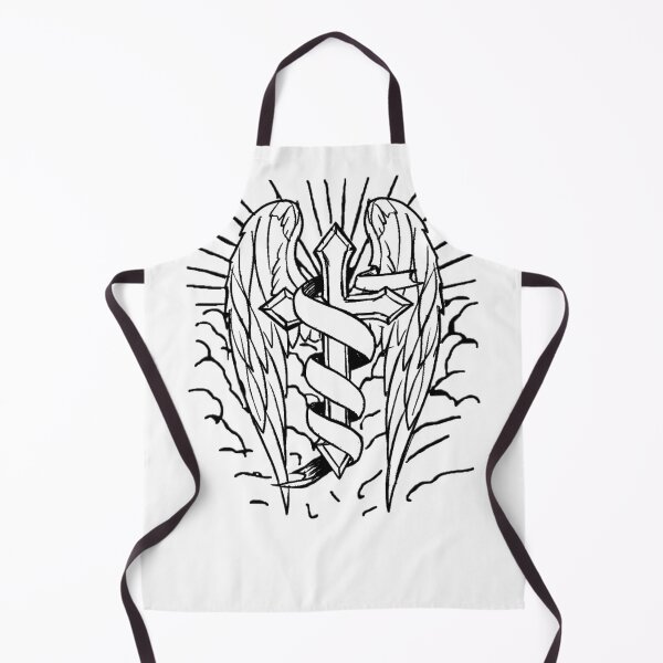 Item preview, Christian Angel winged cross  designed and sold by Hypnotees.