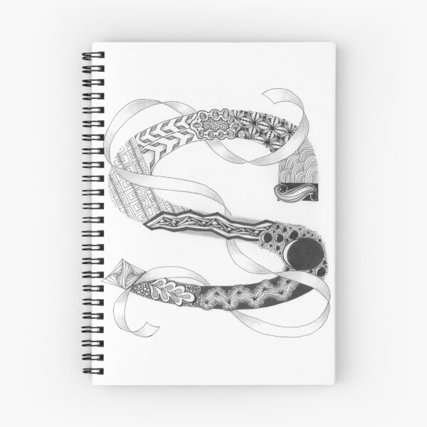 Item preview, Zentangle®-Inspired Art - Tangled Alphabet - S designed and sold by Laurel Storey, CZT.