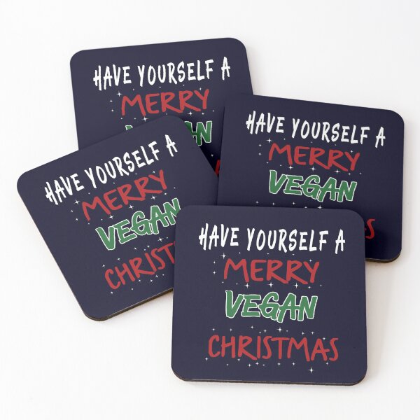 Item preview, Have Yourself A Merry Vegan Christmas - Festive Vegan Humor designed and sold by GreenSlate.