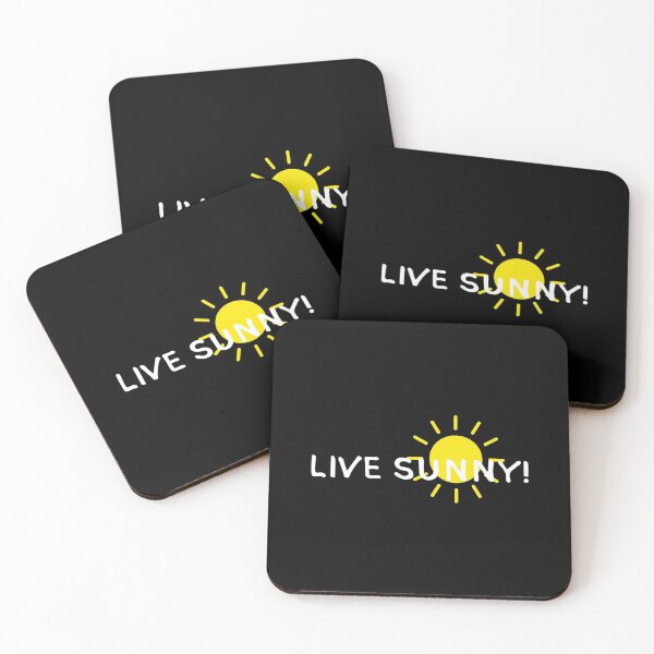 Item preview, LIVE SUNNY! (Positive Graphic T-shirt by INKYZONE) designed and sold by Helena6.