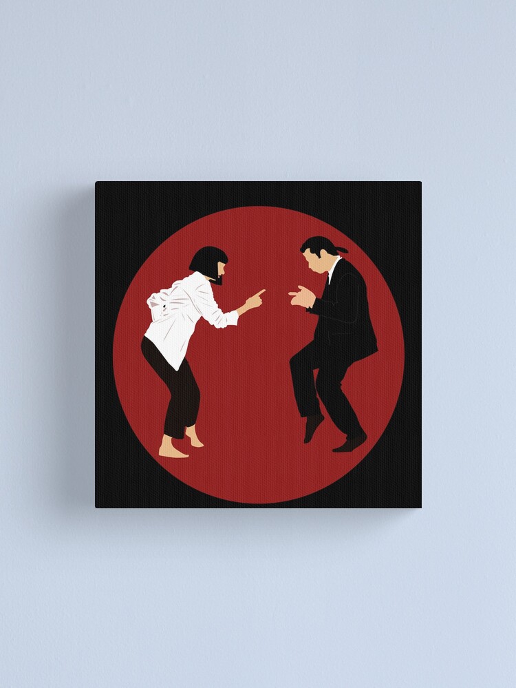 Pulp Fiction dance scene canvas print picture wall art free fast delivery 