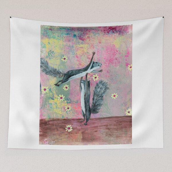 Item preview, Iconic Dancing Squirrels designed and sold by Carol Iyer.
