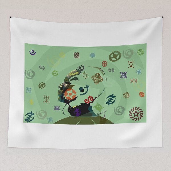 Item preview, Majestic Man Nsibidi / Adrinka Floats Dusty Turquoise designed and sold by KECHIAMAKS.
