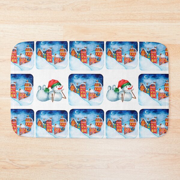 Item preview, Merry Christmas with snowman. designed and sold by JuStud.